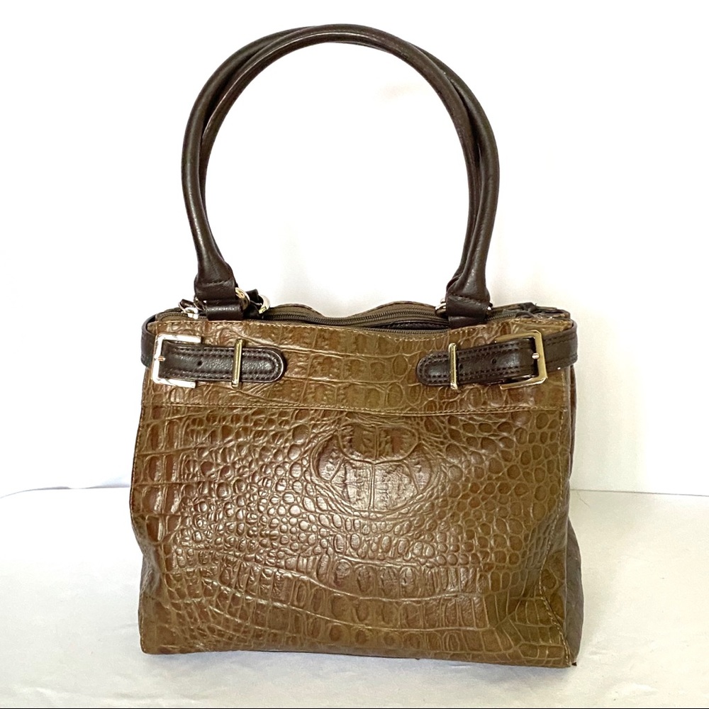 NWT Tignanello Croc-imprinted Leather Purse